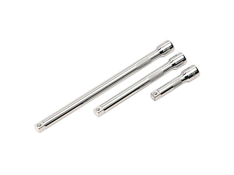 SEALEY Verlängerungsstange 332354 3 PCs Set, 3/8 ", geschmiedet, Länge: 75, 150, 225 mm