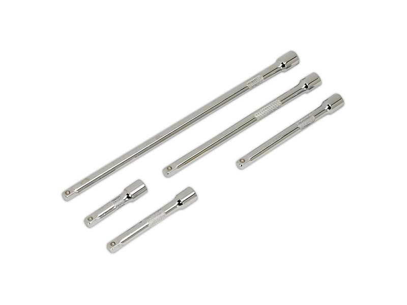 SEALEY Verlängerungsstange 332353 5 PCs gesetzt, 1/4 ", geschmiedet, Länge: 50, 75, 100, 150, 225 mm