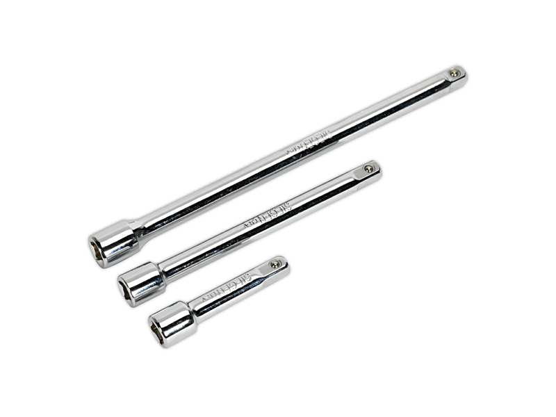 SEALEY Verlängerungsstange 332359 3 PCs eingestellt, 1/4 ", Länge: 50, 100, 150 mm