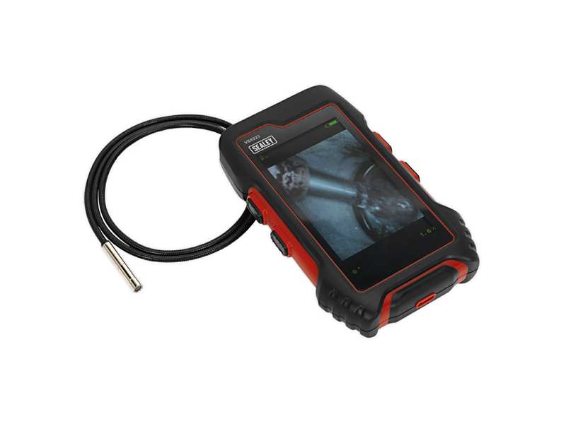 SEALEY Video borescope 11025930 Tablet Display: 110 mm TFT, 5.5 mm camera, probe length: 830 mm, 4 x AA works without video!