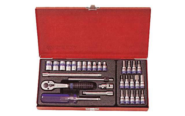 KING TONY Bit socket kit 139758 31 db, 1/4 "plug wrenches and bit head