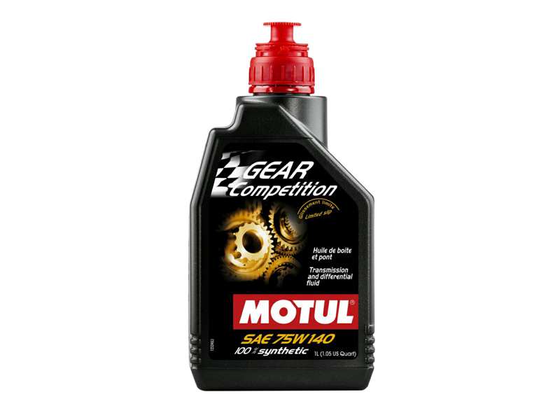 MOTUL Getriebeöl 122777 Inhalt [Liter]: 1, Viskositätsklasse nach SAE: 75W-140, Spezifikation nach API: GL-5 
Inhalt [Liter]: 1, Gebindeart: Flasche, Viskositätsklasse nach SAE: 75W-140, Spezifikation nach API: GL-5
Kann aus Gründen der Qualitätssicherung nicht zurückgenommen werden!