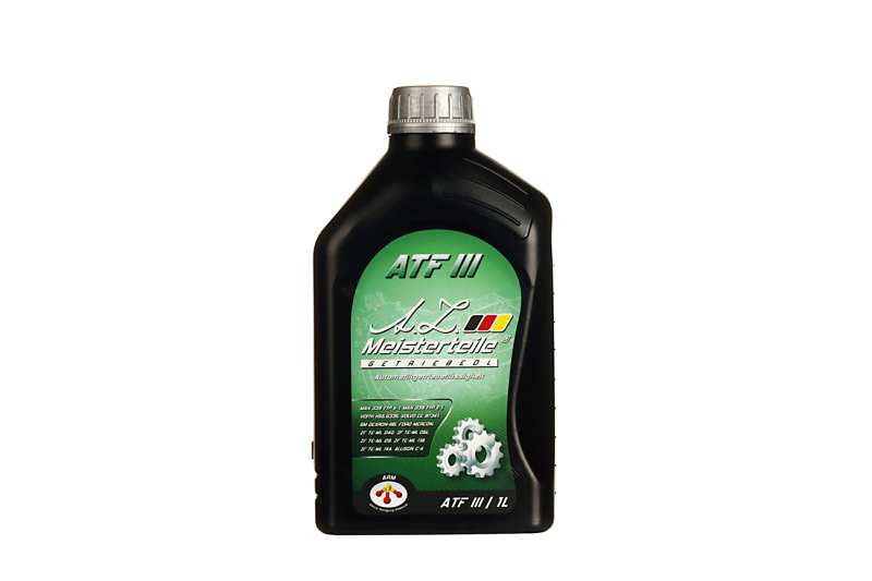 A.Z. MEISTERTEILE Gear oil 10583000 ATF III. automatic transmission oil. 1L
Cannot be taken back for quality assurance reasons! 1.