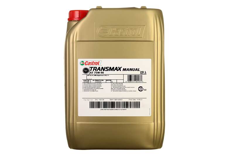 CASTROL Gear oil 122548 Oil Viscosity Classification SAE: 75W-90, Specification: API GL-4, Manufacturer Release: MB 235.11
Cannot be taken back for quality assurance reasons! 1.