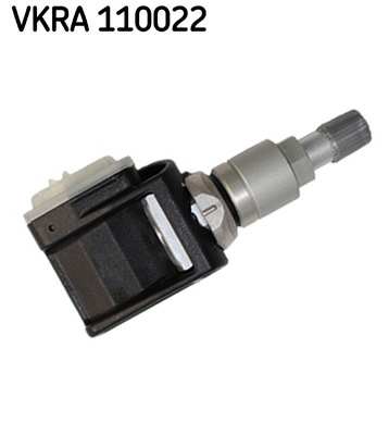 SKF Tire pressure sensor 11152844 Frequency Range [MHz]: 433, Valve colour: Silver, Tightening Torque [Nm]: 8, Mounting Type: Bolted, Supplementary Article/Info 2: with groove, with valves, Permissible maximum speed [km/h]: 250, Housing Colour: Black 1.