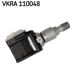 SKF Tire pressure sensor 11152865 Frequency Range [MHz]: 433, Valve colour: Black, Silver, Mounting Type: Bolted, Supplementary Article/Info 2: with groove, with valves, Permissible maximum speed [km/h]: 250 1.