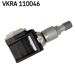 SKF Tire pressure sensor 11152863 Frequency Range [MHz]: 433, Valve colour: Black, Silver, Tightening Torque [Nm]: 6, Mounting Type: Bolted, Supplementary Article/Info 2: with groove, with valves, Permissible maximum speed [km/h]: 250 1.