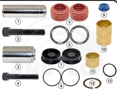 ANDAC Brake caliper repair kit (cargo)