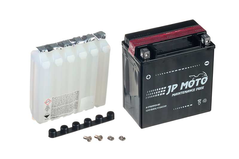 JP MOTO Battery 129784 12 V. 18 Ah. left +. Packed next to the electrolyte! Attention! Pursuant to Regulation 2019/1148, the European Union can only purchase the product as a vehicle repair workshop under Regulation (EU) 2019/1148.