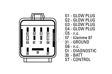 MAHLE ORIGINAL Glow plug controller 11172311 Rated Voltage [V]: 12, Number of pins: 9, Supplementary Article/Supplementary Info: with holder 2.