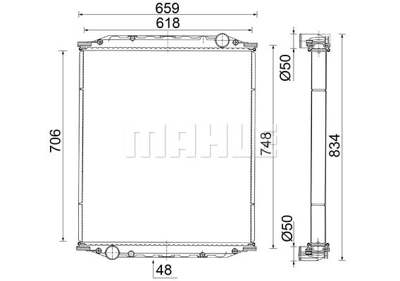 BEHR HELLA SERVICE Radiator