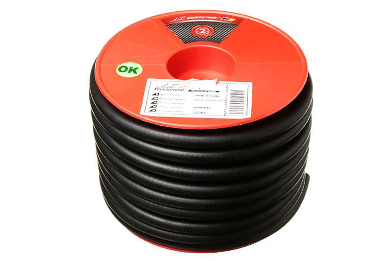 A.Z. MEISTERTEILE Fuel hose 11054094 Inner diameter: 8.0mm. Outer diameter: 14.0mm. rubber with fabric insert. NBR / PET / CR. TYPE E. 25 m / roll