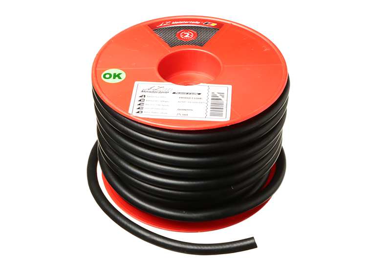 A.Z. MEISTERTEILE Fuel hose 11054086 Inner diameter: 6.0mm. Outer diameter: 12.0mm. rubber with fabric insert. NBR / PET / CR. TYPE E. 25 m / roll