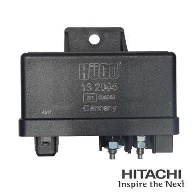 HITACHI Glow plug controller 320686 Operating voltage [V]: 12 General Information: Sold in Hitachi brand: printing and packaging Recommendation: Use grease for glow plugs 134100 = 10g. or 134101 = 100g., see accessory lists. 1.