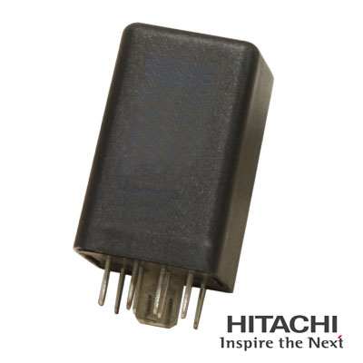 HITACHI Glow plug controller 725211 Number of Cylinders: 4, Glow Plug Design: after-glow capable, Voltage [V]: 12 General Information: Sold in Hitachi brand: printing and packaging Recommendation: Use grease for glow plugs 134100 = 10g. or 134101 = 100g., see accessory lists. 1.