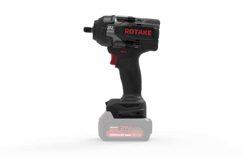 ROTAKE Impact screwdriver w.battery 11153830 1/2 "connection, 21 V, impact number: 2200/1900/1500, translated number: 2400/1900/1500, tightening torque: 860/500/300 nm, screwing trace: 1080 nm, weight (battery) : 2.55 kg, just without the machine, without a battery!