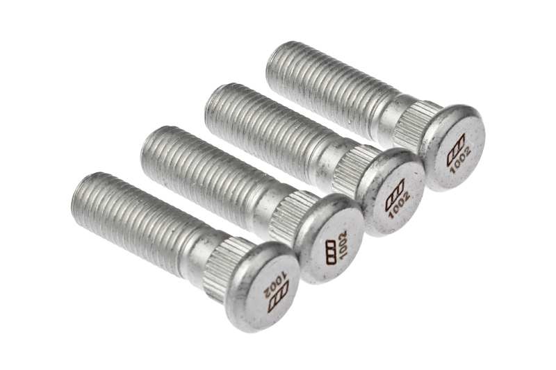 A.Z. MEISTERTEILE Wheel bolt 11108774 4 pcs/pack
Length [mm]: 46, External Thread Size: M12 x 1,5, Thread Length [mm]: 26, Quality/ Grade: 10.9, Shaft Length [mm]: 13, Material: Steel, Surface: Zink flake coated, Screw length below head [mm]: 42, Bolt / Nut Version: Knurled Bolt, Knurl Diameter [mm]: 13, Bolt Head O [mm]: 19