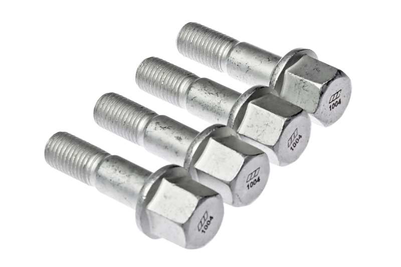 A.Z. MEISTERTEILE Wheel bolt 11108776 4 pcs/pack
Rims: for light alloy rims, Length [mm]: 61, Outer Diameter [mm]: 22,2, External Thread Size: M12 x 1,5, Thread Length [mm]: 20, Quality/ Grade: 10.9, Spanner Size: 17, Bolt Head-/Nut Design: Male Hex, Wheel Fastening: Ball seat A/G, Shaft Length [mm]: 20, Material: Steel, Surface: Zink flake coated, Screw length below head [mm]: 40, Fitting Position: Front Axle, Rear Axle, Observe service information: