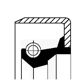 CORTECO Wellendichtring, Differential 235274 Innendurchmesser 1 [mm]: 58, Außendurchmesser 1 [mm]: 70, Höhe 1 [mm]: 7, Material: NBR (Nitril-Butadien-Kautschuk) 2.