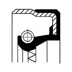 CORTECO Transfer case oil seal