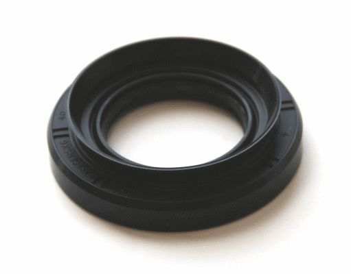 CORTECO Differential gear oil seal 11184208 Material: FKM (fluorocarbon rubber), Inner diameter 1 [mm]: 40, Outer diameter 1 [mm]: 70, Height 1 [mm]: 10, Height 2 [mm]: 17, Dust Cover: with dust lip, Swirl Type: Left-hand Twist