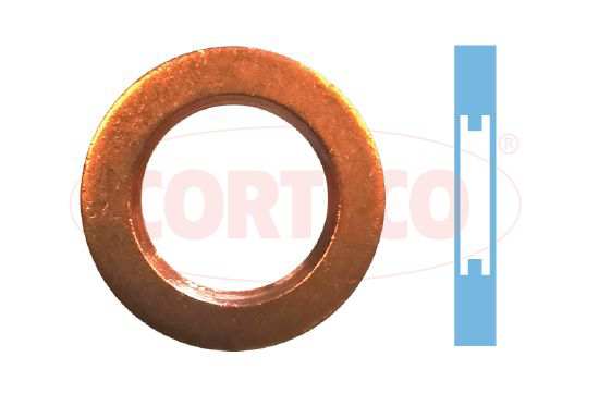 CORTECO Düsenhalter-Dichtring 11184396 Düsenhalter, 4 PCs/Blasen
Innendurchmesser [mm]: 7,7, Außendurchmesser [mm]: 13, Material: Kupfer, Dicke/Stärke [mm]: 2,5, Gebindeart: Blisterpack