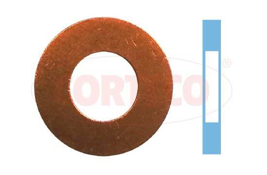 CORTECO Düsenhalter-Dichtring 11184402 Düsenhalter, 6 PCs/Blasen
Innendurchmesser [mm]: 7,3, Außendurchmesser [mm]: 15, Material: Kupfer, Dicke/Stärke [mm]: 1,5, Gebindeart: Blisterpack