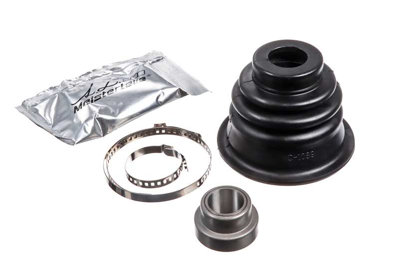 A.Z. MEISTERTEILE Drive shaft boot 11005376 Set. rubber bell. 2 clamps. bearing. grease
Inner Diameter 1 [mm]: 26, Inner Diameter 2 [mm]: 89, Height [mm]: 83, Bellows Material: NBR (nitrile butadiene rubber), New Part: 1.