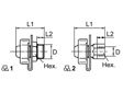 WABCO Rohrverbinder (Druckluft) 10841581 Stecker messen
Gewindemaß: M16x1,5, Schlüsselweite: 22 2.