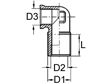 WABCO Rohrverbinder (Druckluft) 10840183 Luftsystem 2.