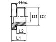 WABCO Rohrverbinder (Druckluft) 10849765 5 Stk je Packung 3.