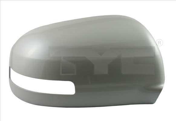 TYC Rearview mirror casing 11193960 Fitting Position: Right, Surface: Primed, Machined: with hole for direction indicator