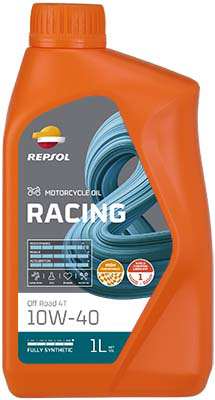 REPSOL Motorenöl (Motorrad) 469429 Racing Off Road 4t (synthetisch), 10W-40, 1l
Öl: Vollsynthetiköl, Viskositätsklasse SAE: SAE 10W-40, Gebindeart: Flasche, Inhalt [Liter]: 1, Herstellerfreigabe: JASO MA2, Spezifikation nach API: SN
Kann aus Gründen der Qualitätssicherung nicht zurückgenommen werden! 1.