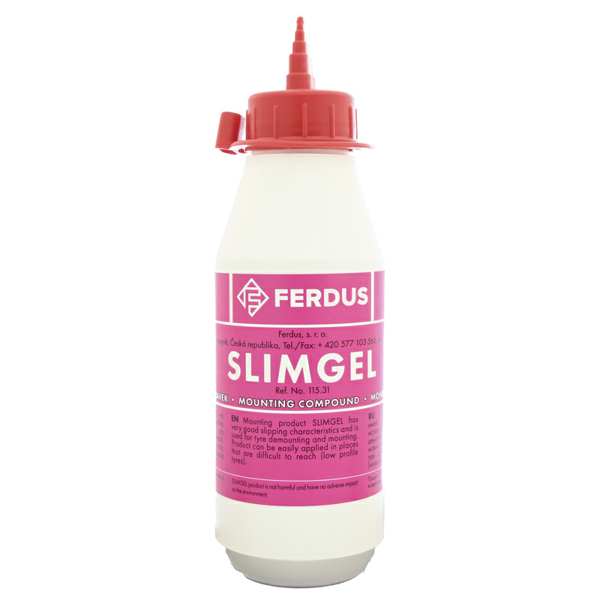 FERDUS Reifenmontage-Gel 11201297 Slimgel 0,25 l, 0,25 Liter, Slimel hat ausgezeichnete Schlupfeigenschaften, die als universelle Reifenbaugruppe und Montagemischung verwendet werden. Das Gel ist mit einem Applikator in einer 250 -ml -Flasche ausgestattet, mit der Sie Slimgel auf Oberflächen auftragen können, die während des Demontage nicht mit einem Pinsel verfügbar sind. Es wird hauptsächlich verwendet, um die Reifen von Low-Profilen (Laufflat) abzubauen.
Kann aus Gründen der Qualitätssicherung nicht zurückgenommen werden!