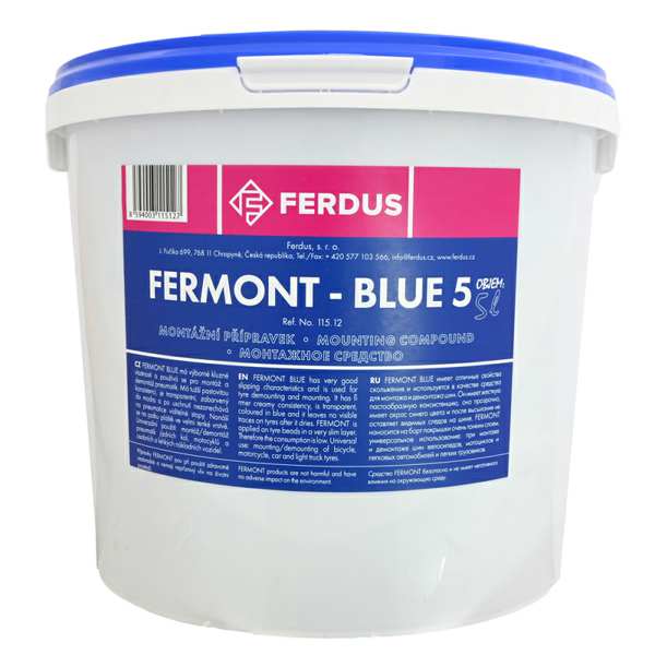 FERDUS Tyre mounting paste 11201310 Fermont Blue 5 - 5 liters, the Fermont Blue assembly paste has excellent slippage properties and is used to remove and remove tires. Its texture is slightly more solid and the application brush cannot be immersed. After a transparent, bluish color, it leaves no visible trace on the tires after drying.
Cannot be taken back for quality assurance reasons!