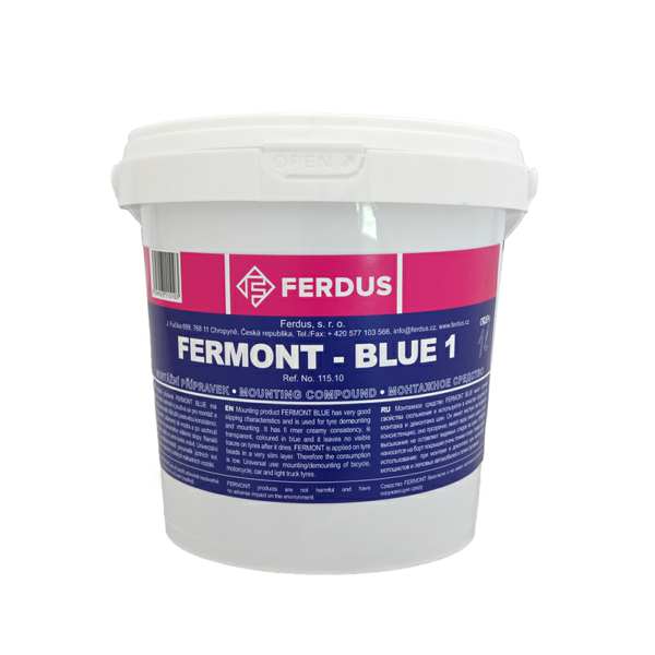 FERDUS Tyre mounting paste 11201308 Fermont Blue 1 - 1 liter, the Fermont Blue assembly paste has excellent slippage properties and is used to remove and remove tires. Its texture is slightly more solid and the application brush cannot be immersed. After a transparent, bluish color, it leaves no visible trace on the tires after drying.
Cannot be taken back for quality assurance reasons!