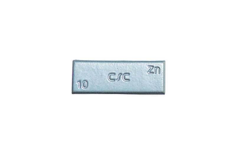 FERDUS Radgewicht 11201423 100 PCs/Pack, Znink -Gewicht ZnC 10G, SZGK, Alu RIMS, graue Epoxidbeschichtung, Breite: 20 mm, Höhe: 3,5 mm