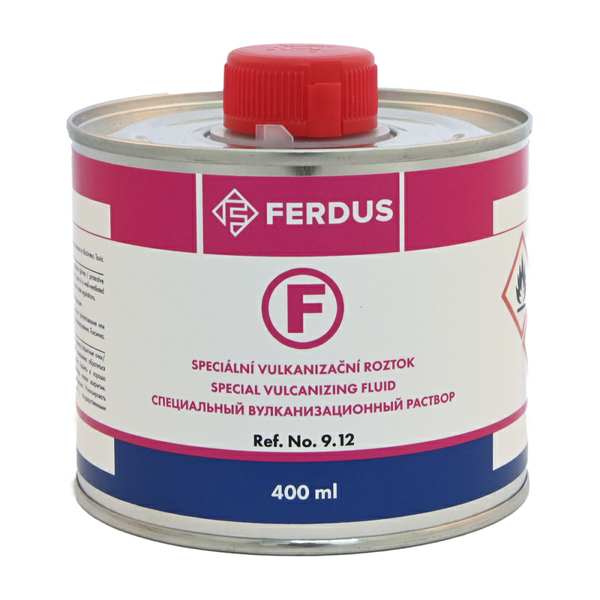 FERDUS Gummireparatur-Vulkanisierflüssigkeit 11201282 Spezielle vulkanisierende Flüssigkeit F 400 ml, radial, diagonal, ps, vsflecken und an 12 und 16 Spikes werden verwendet, um es zu vulkanisieren. Die Flüssigkeit kann auch für die heiße Vulkanisierung bis zu 155 ° C verwendet werden.
Kann aus Gründen der Qualitätssicherung nicht zurückgenommen werden!