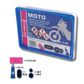 FERDUS Defect repair kit 11201198 Moto repair kit, motorcycle tire repair kit. Inventory contents: 1 x sandpaper, 1 x vulcanizing liquid D 4 ml, 1 x zs 11 patch (75 x 35 mm), 2 x zs 3 spots (diameter: 37 mm), 1 pc 4 patch (diameter: 46 mm )
Cannot be taken back for quality assurance reasons! 1.