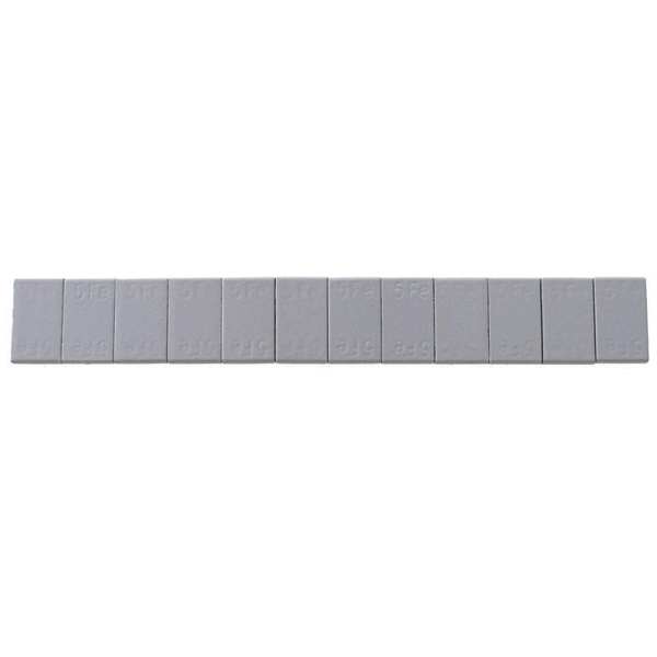 FERDUS Radgewicht 11201352 100 PCs/Pack, FAH5-300 Klebgewicht, Aluminiumfelgen, 60 g, grau, beschichtetes Stahlgewicht, Größe: 4 mm