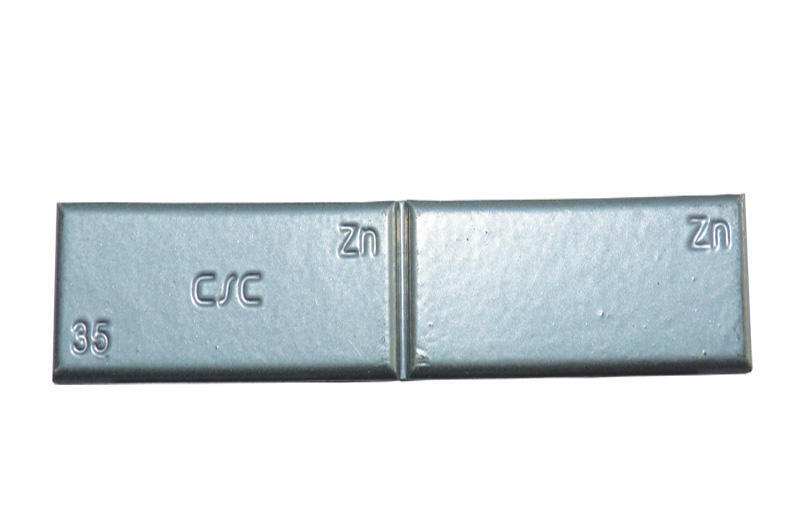 FERDUS Radgewicht 11201428 50 pcs/pack, Zninkgewicht ZnC 35G, SZGK, Aluminiumfelgen, graue Epoxidbeschichtung, Breite: 20 mm, Höhe: 3,5 mm