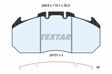 TEXTAR Bremsbelag für Scheibenbremsen (LKW) 10094250 Set
Breite [mm]: 249,6, Höhe [mm]: 118,1, Dicke/Stärke [mm]: 30,2, Verschleißwarnkontakt: für Verschleißwarnanzeiger vorbereitet, Ergänzungsartikel/Ergänzende Info: mit Zubehör, WVA-Nummer: 29131, Material Bremsbelag-Rückenplatte: Stahl, Bremssystem: Meritor D-ELSA 2 1.