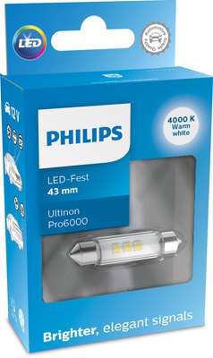 PHILIPS LED-Glühbirne 11205965 Kann nicht im Straßenverkehr verwendet werden! Ultinon, LED, 43 mm, WU60, 12 V, 1W, 1PCS/Blase
Lampenart: LED, Spannung [V]: 12, Nennleistung [W]: 1, Sockelausführung Glühlampe: SV8.5-8, Farbtemperatur [K]: 4000, Ausführung Soffittenglühlampe: FEST 43 mm
Kann aus Gründen der Qualitätssicherung nicht zurückgenommen werden! 1.