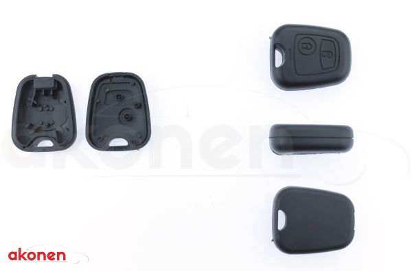 AKONEN Key shells 10208846 Citroen, without a key, 2 Button: Open/Closing button, no electronics and batteries! Without logo/brand!
Required appliance battery: CR 2016, Supplementary Article/Info 2: without electronics, Version: 004CT002, Number of control buttons: 2, Car key function: with locking button, with unlocking button