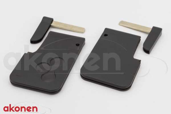 AKONEN Key shells 11206608 Renault Clio/Megne/Sceni, Open/Close button, Potato Open
Required appliance battery: CR 2032, Supplementary Article/Info 2: without electronics, Version: 004RN001, Number of control buttons: 3, Car key function: with locking button, with unlocking button, with luggage compartment unlocking button, Key Blank Profile ID: VA2