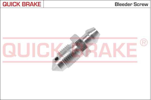 QUICK BRAKE Entlüfterschraube/-ventil 10905765 2 Stk./Packung
Länge [mm]: 30, Gewindemaß: M10x1, Gewindeart: mit Außengewinde, Schlüsselweite: 11 1.