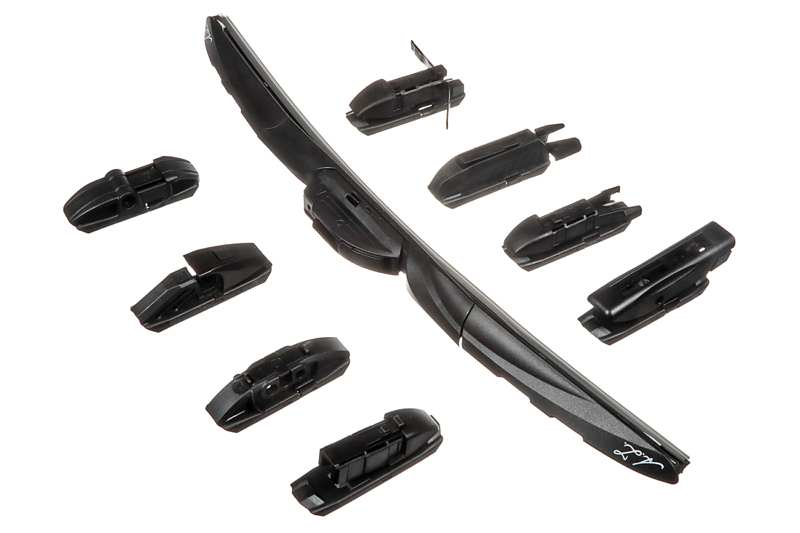 A.Z. MEISTERTEILE Wiper blades 10995290 425 mm. with 9 adapters. Hybrid windshield wiper
Fitting Position: Rear, Length [mm]: 425, Length [in]: 17