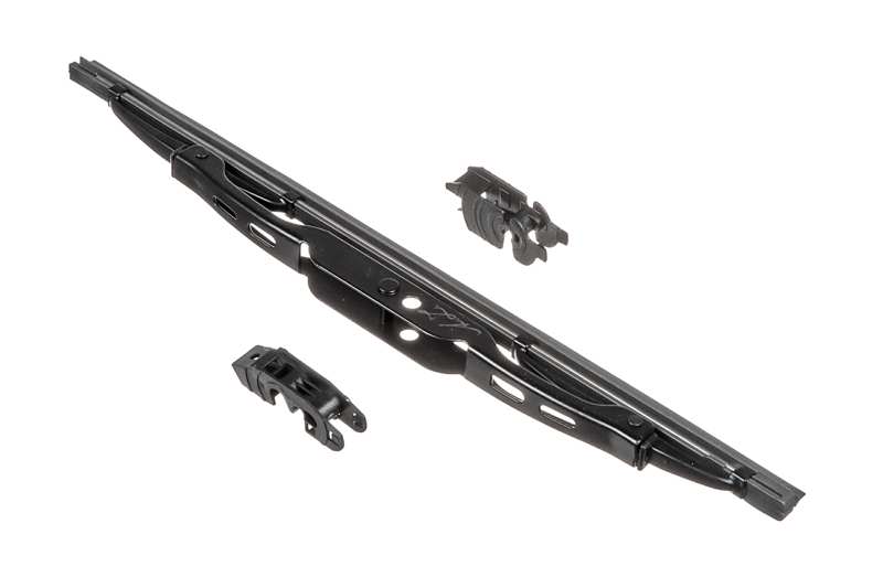 A.Z. MEISTERTEILE Wiper blades 10985350 280 mm. with 2 adapters. conventional metal. graphite coated
Length 1 [mm]: 280