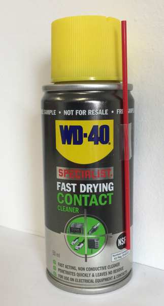 WD-40 Kontaktreiniger-Spray 11209975 WD 40 Specialist Kontaktreiniger 50ml
Kann aus Gründen der Qualitätssicherung nicht zurückgenommen werden!