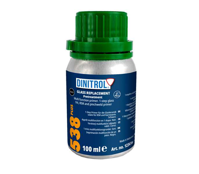 DINITROL Aktivator für Scheibenkleber 11210471 Primäres Dinitrol 538 100 ml, Dinitrol 538 Plus ist ein fester Primer für die Aufklebung von Windschutzscheiben. Schwarz, lösungsmittelbasierte, physikalische, chemische Trocknungsprimer. Geeignet für alle Dinol Pur -Kleber.
Kann aus Gründen der Qualitätssicherung nicht zurückgenommen werden!